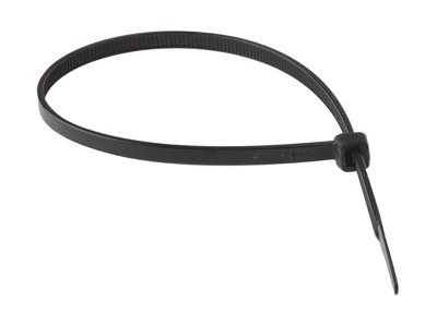 ForgeFix CT380B Cable Tie Black 7.6 x 380mm (Bag 100) FORCT380B