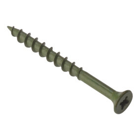 ForgeFix DS4550 Decking Screw Pozi Compatible ST Green Anti-Corrosion 4.5 x 50mm Box 200 FORDS4550