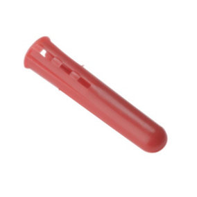 ForgeFix - Expansion Wall Plugs Plastic Red 6-8 ForgePack 50