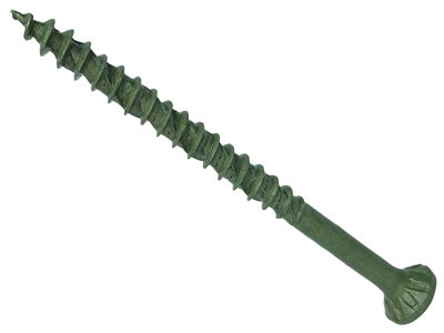 ForgeFix FFDS4550GT ForgeFast TORX Compatible Decking Screws CSK Green 4.5x50 T25 Tub 600 FORDS4550GT