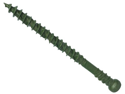 ForgeFix FFDSC4550GT ForgeFast TORX Compatible Decking Screws Reduced Head Green 4.5x50 T15 Tub 600 FORDSC4550GT