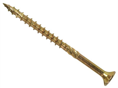 ForgeFix FFP6150Y ForgeFast Pozi Compatible Elite Performance Wood Screw ZY 6.0 x 150mm Box 100 FORFFP6150Y