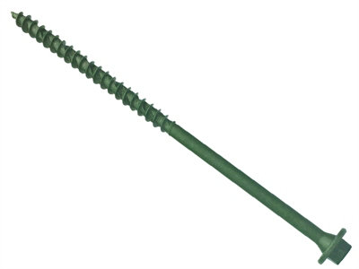 ForgeFix FFTF7150 Hexagonal/TORX Compatible Timber T30 Screws Green 7x150mm Tub 50 FORTF7150