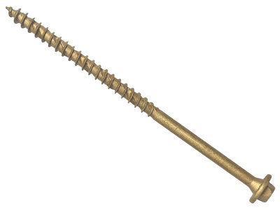 ForgeFix FFTF7200T Hexagonal/TORX Compatible Timber T30 Screws Tan 7x200mm Tub 50 FORTF7200T