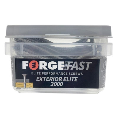 Forgefix Forgefast Exterior Wood Screws, Pozi Multi Colour (5 x 80mm ...