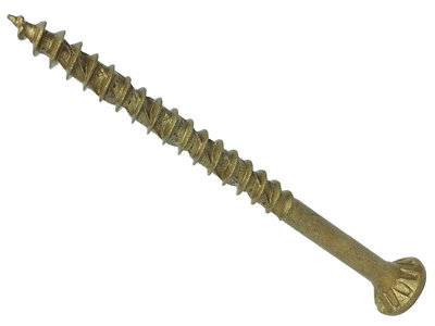 ForgeFix - ForgeFast TORX Compatible Decking Screws CSK Tan 5.0x100 T25 Tub 300