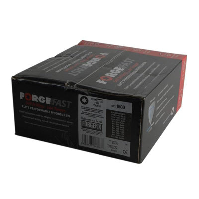 Forgefix Forgefast Torx Compatible Wood Screw Pack 1800 Piece Multi ...