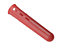 ForgeFix FPEXP3 Expansion Wall Plugs Plastic Red 6-8 ForgePack 50 FORFPEXP3