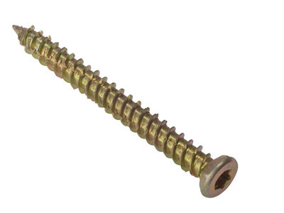 Forgefix High-Low Thread Concrete Frame Screws - Torx Compatible, 7.5 x 82mm, Bag of 10