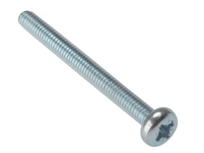 ForgeFix - Machine Screw Pozi Compatible Pan Head ZP M5 x 20mm Bag 25