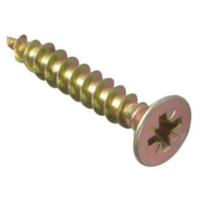 ForgeFix MPS530Y Multi-Purpose Pozi Compatible Screw CSK ST ZYP 5.0 x 30mm Box 200 FORMPS530Y