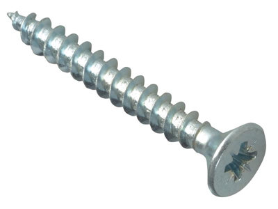 ForgeFix MPS540ZP Multi-Purpose Pozi Compatible Screw CSK ST ZP 5 x 40mm Box 200 FORMPS540ZP