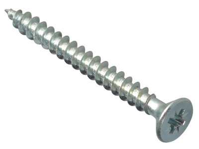 ForgeFix MPS550ZP Multi-Purpose Pozi Compatible Screw CSK ST ZP 5 x 50mm Box 200 FORMPS550ZP
