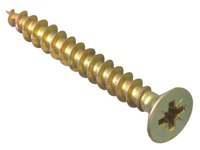 ForgeFix - Multi-Purpose Pozi Compatible Screw CSK ST ZYP 5.0 x 40mm Box 200