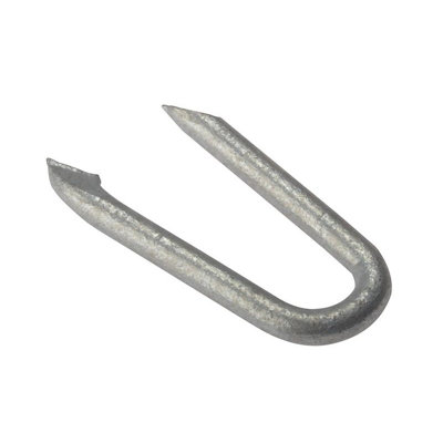 Forgefix Netting Staples, Galvanised Galvanised (30mm Bag Weight 250g)