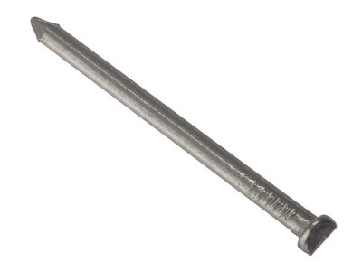 Forgefix Oval Lost Head Nails - Bright Finish, 50mm, 2.5kg Bag for Joinery Projects