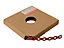 ForgeFix PCBR12 Red Plastic Coated Pre-Galvanised Band 12mm x 0.8 x 10m Box 1 FORPCBR12