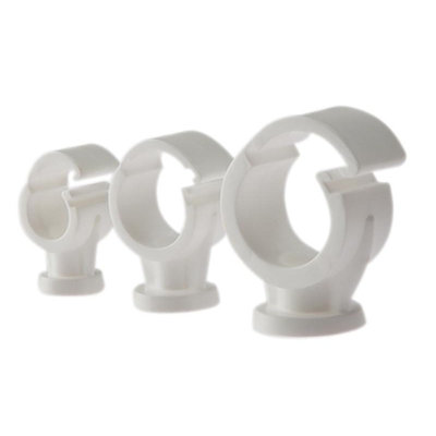 Forgefix Pipe Clips, Single Cliplock Multi Colour (22mm)