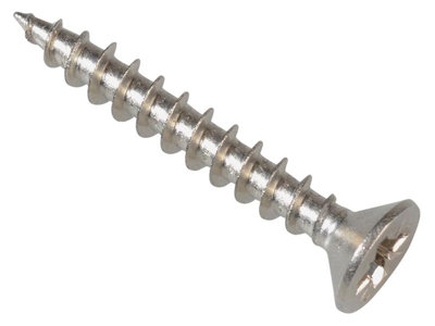 ForgeFix POZI3525SS Multi-Purpose Pozi Compatible Screw CSK ST S/Steel 3.5 x 25mm Box 200 FORPOZI3525S