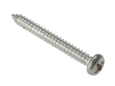 ForgeFix RH1128ZP General Purpose Pozi Compatible Screw Round Head TT ZP 1.1/2in x 8 Box 200 FORRH1128ZP