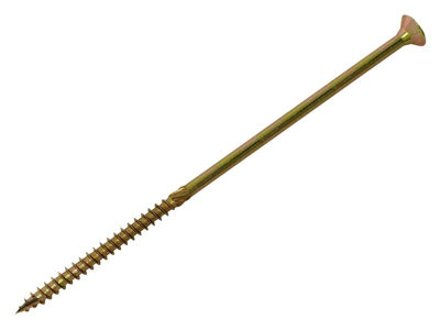 ForgeFix SPE6240Y Spectre PZ Compatible Wood Screw CSK ZYP 6.0 x 240mm Box 100