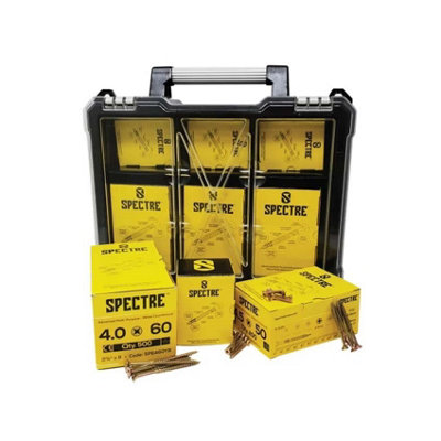 Forgefix Spectre 900 Piece Site Organiser with Metal Handle