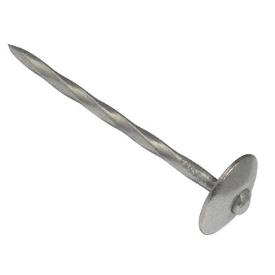 Forgefix Spring Head Nail Galvanised 65mm (500g Bag) Galvanised (One Size)