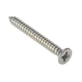 ForgeFix STCSK1148ZP Self-Tapping Screw Pozi Compatible CSK ZP 1.1/4in x 8 Box 200 FORSTCK1148Z