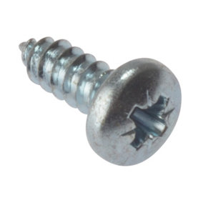 ForgeFix STPP11410ZP Self-Tapping Screw Pozi Compatible Pan Head ZP 1.1/4in x 10 Box 200 FORSTP11410Z