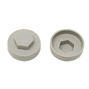 ForgeFix TFCC19GG TechFast Cover Cap Goosewing Grey 19mm (Pack 100) FORTFCC19GG