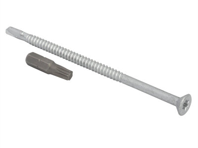 ForgeFix TFCL55109 TechFast Roofing Screw Timber - Steel Light Section 5.5 x 109mm Pack 50 FORTFCL55109