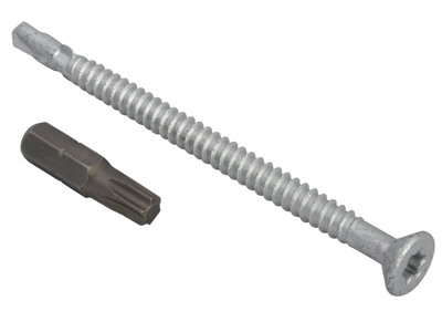 ForgeFix TFCL5585 TechFast Roofing Screw Timber - Steel Light Section 5.5 x 85mm Pack 50 FORTFCL5585