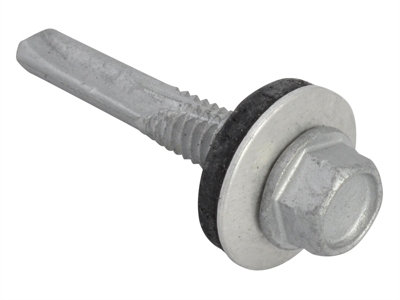 ForgeFix TFHH5532 TechFast Hex Roofing Screw Self-Drill Heavy Section 5.5 x 32mm Pack 100 FORTFHH5532