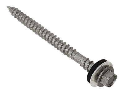 ForgeFix TFHW16CPGP6380 TechFast Composite Panel to Timber Hex Screw T17 Gash Point 6.3 x 80mm Box 100 FORTFHWP6380