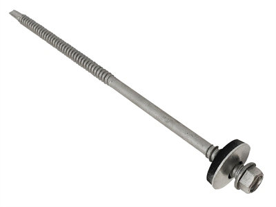 ForgeFix TFHW19CPSD55185L TechFast Composite Panels to Steel Hex Screw No.3 Tip 5.5 x 185mm Box 50 FORTFH55185L