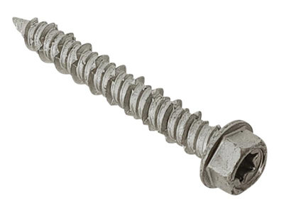 ForgeFix TFMSHT6345 TechFast Masonry Screw TORX Compatible Hex 6.3 x 45mm (Box 100) FORTFMH6345 Price Comparisons | Compare The Build