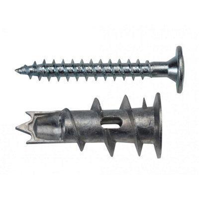 Forgefix Zinc Plasterboard Fixing 4.5 X 35mm Forgepack 6 Multi Colour ...
