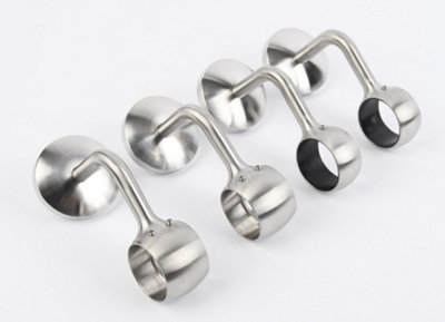 Forgeworks Premium Brushed Steel 3.6m Indoor Stair Handrail Kit. Easy ...
