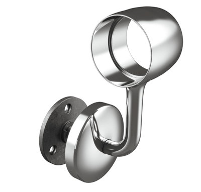 Forgeworks Premium Polished Steel 2.4m Indoor Stair Handrail Kit. Easy ...