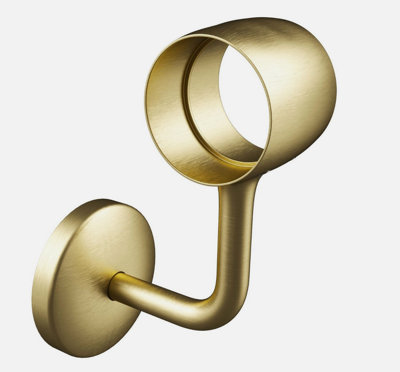 Forgeworks Premium Satin Brass 1.2m Indoor Stair Handrail Kit. Easy ...