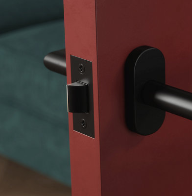 Forgeworks Thin Frame 40mm Short Latch in Contemporary Matt Black ...