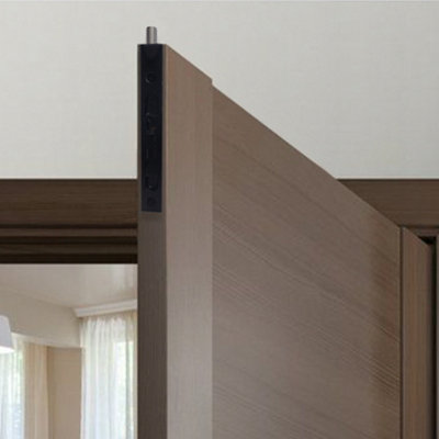 Forgeworks Thin Frame Flush Door Bolt 6" Matt Black Finish - matching fixings included