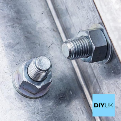 Form A M22 - 22mm Washers Zinc Steel ( Pack of: 2 ) Metal Washer DIN 125 Durable Connection Enhancement for Nuts and Bolts - 7