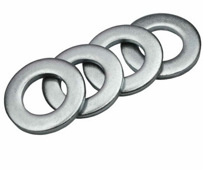 Form A M22 - 22mm Washers Zinc Steel ( Pack of: 2 ) Metal Washer DIN 125 Durable Connection Enhancement for Nuts and Bolts - 8