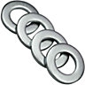 Form A M8 - 8mm Washers Zinc Steel ( Pack of: 10 ) Metal Washer DIN 125 Durable Connection Enhancement for Nuts and Bolts