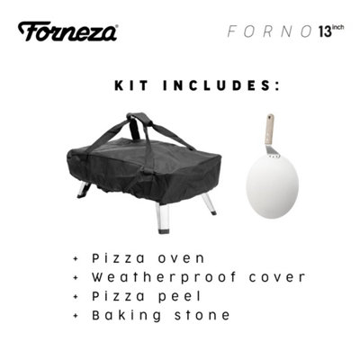 Forneza Forno 13 Inch Gas Pizza Oven With Accessories Bundle - 3