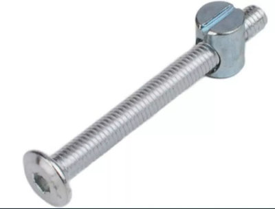 Fort Fasteners Furniture Barrel Nuts M6 x 14mm Bzp Premier 6 Nuts