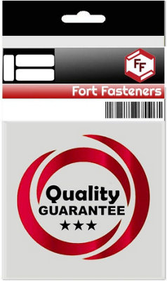Fort Fasteners Robe Hooks Twin Brass Plated Pack of 2