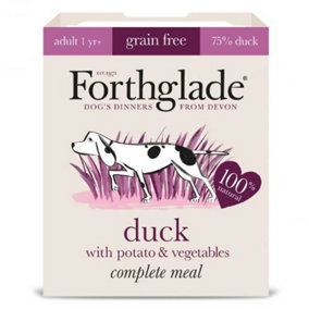 Forthglade Adult GF Comp Duck Potato & Veg 395g (Pack of 18)
