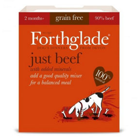 Forthglade Adult GF Just 90% Beef 395g x 18